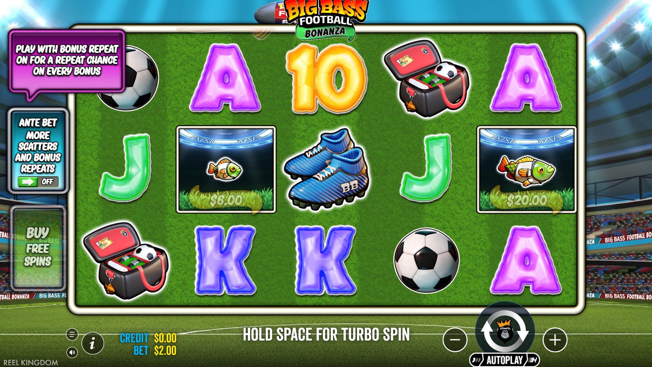 Big Bass Football Bonanza play slots