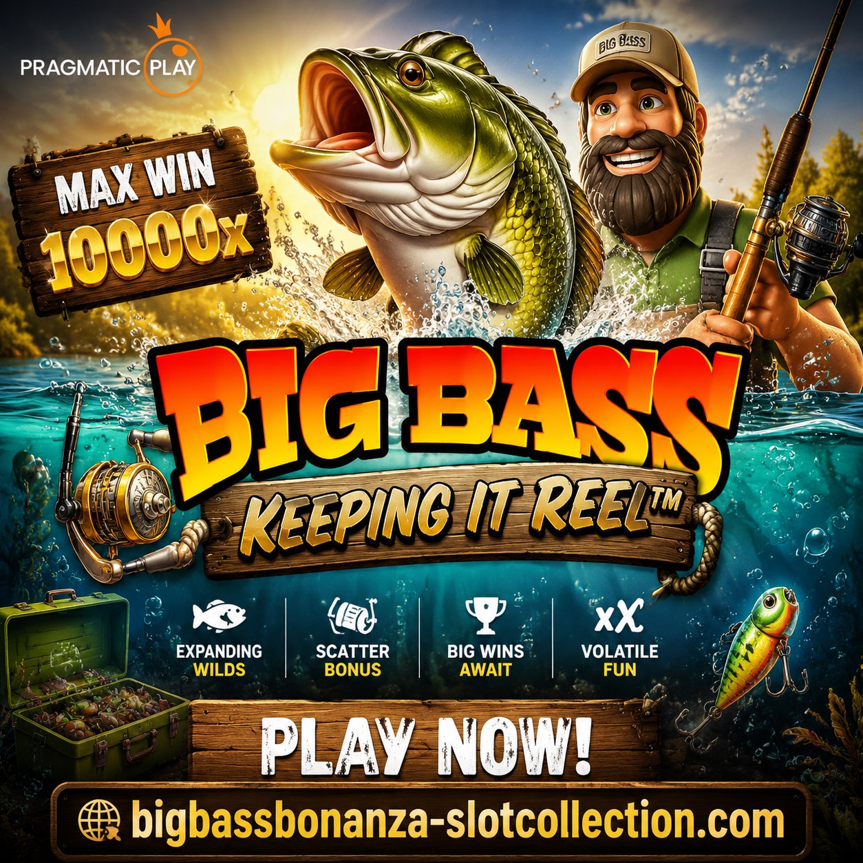 Big Bass Keeping it Reel: The Ultimate Fishing Adventure